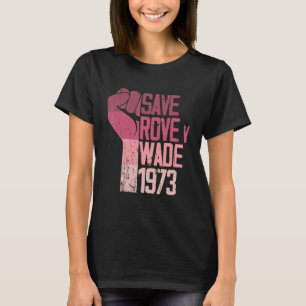 Red V Wade Pro Choice Protest voor vrouwelijke fem T-shirt