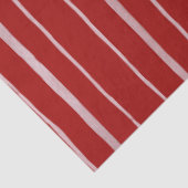 Red Valentine Hand Drawn Stripe Pattern Tissuepapier (Detail)