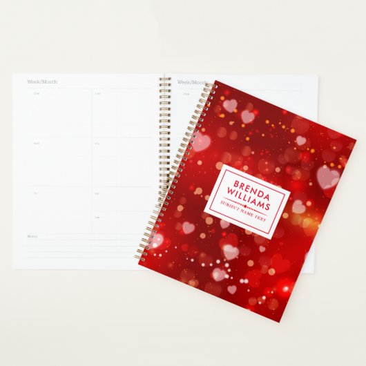 Red valentines coeur collage arrière - plan (Devant avec enveloppe)