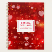 Red valentines coeur collage arrière - plan (Devant)