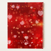 Red valentines coeur collage arrière - plan (Dos)