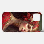 Red Valkyrie Woman Fantasy Art Case-Mate iPhone Case (Achterkant (horizontaal))