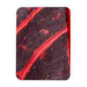 Red Veined Hawaiian Leaf 3 Magneet (Verticaal)