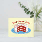 Red Velvet Cake Briefkaart (Staand voorkant)