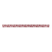 Red Velvet Cake Elegant Damask Print Lint (Voorkant)
