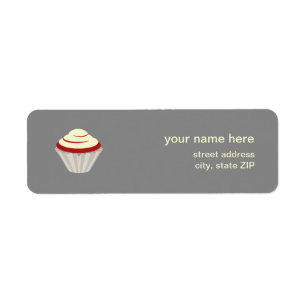 Red Velvet Cupcake Etiket