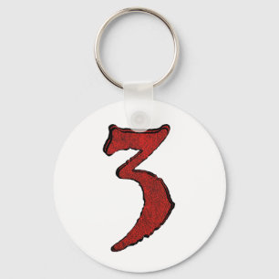Red Velvet Holiday Number reeks. Sleutelhanger