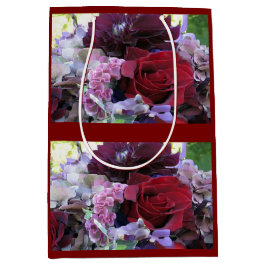 Red Velvet Roos Gift Bag Medium Cadeauzakje