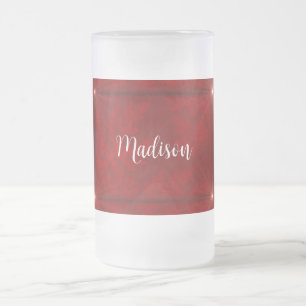 Red Velvet Starbursts Frosted Mok