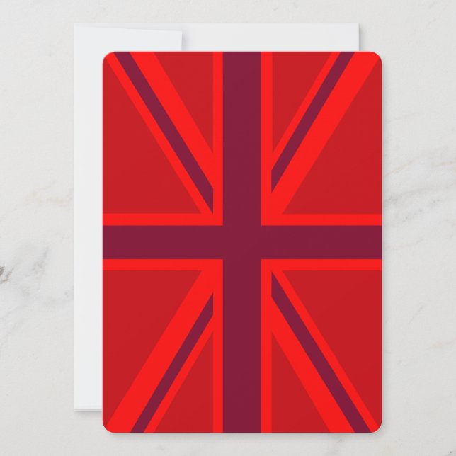 Red Version British Union Jack Decor (Voorkant)
