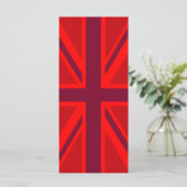 Red Version British Union Jack Decor (Staand voorkant)