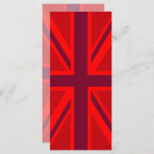Red Version British Union Jack Decor (Voorkant / Achterkant)