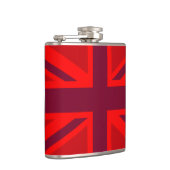 Red Version British Union Jack Decor Heupfles (Rechts)