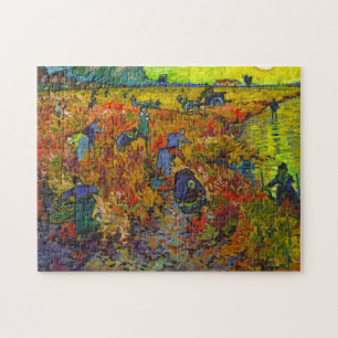 Red Vineyard at Arles, 1888 by Vincent van Gogh Legpuzzel