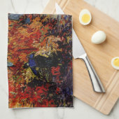 Red Vineyard Van Gogh Fine Art Theedoek (Quarter Fold)