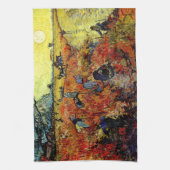 Red Vineyard Van Gogh Fine Art Theedoek (Verticaal)