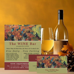 Red Vineyards, Van Gogh, Wijnstang/Winery Flyer