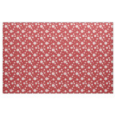Red Volleyball Chevron Patterned Stof (Fat Quarter)