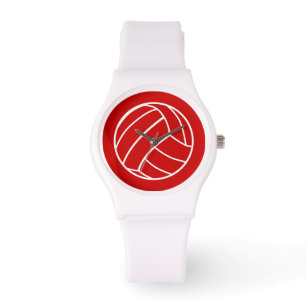 Red Volleyball Watch Horloge