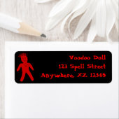 Red Voodoo Doll Etiket (Insitu)