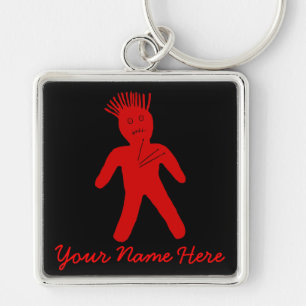 Red Voodoo Doll Sleutelhanger