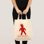 Red Voodoo Doll Tote Bag (Voorkant (product))