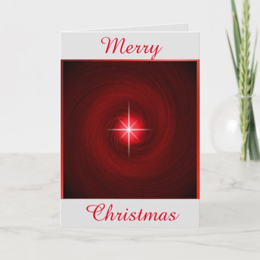 Red Vortex avec la carte de voeux de Noël Star (Devant)