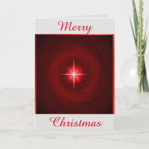 Red Vortex avec la carte de voeux de Noël Star