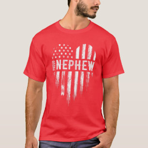 Red Vrijdag Pro Nephew steunt tante Oom Militar T-shirt