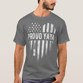 Red Vrijdag Pro Yaya Grandma steunt militair feest T-shirt