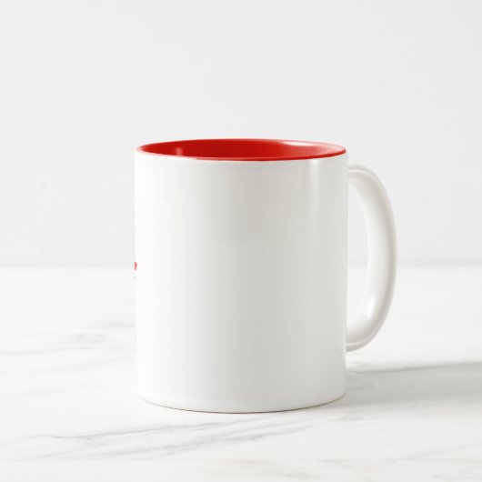RED-vrijdagen Onthoud dat iedereen is geïmplemente Tweekleurige Koffiemok (Voorkant rechts)