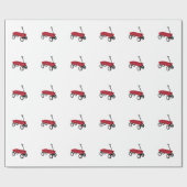 Red Wagon Cadeaupapier (Vlak)