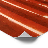 RED WALL FENCE POSTER (Hoek)