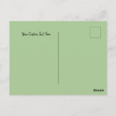 Red Warming Earth Day Alledaags Briefkaart (Achterkant)