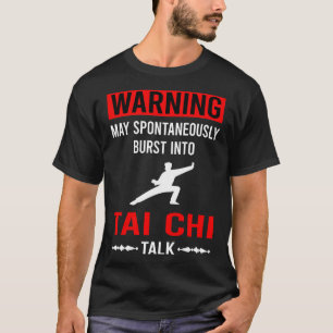 Red Warning Tai Chi T-shirt