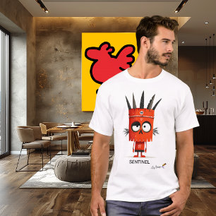 Red Warrior SENTINEL - door ontwerp Uniek T-shirt