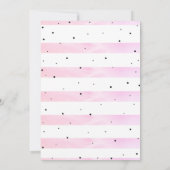 Red Watermelon 1er anniversaire Invitation (Dos)