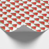Red Watermelon Slices Cadeaupapier (Hoek)