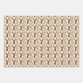 Red Waterverf Deer Head Inpakpapier Vel (Voorkant 2)