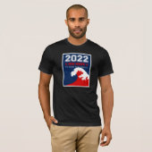 RED WAVE 2022 Midterm Elections USA T-shirt (Voorkant volledig)
