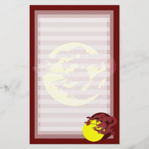 Red Wax Dragon Briefpapier