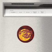 Red Wax Dragon Magneet (Insitu (Vaatwasser))