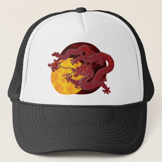 Red Wax Dragon Trucker Pet (Voorkant)