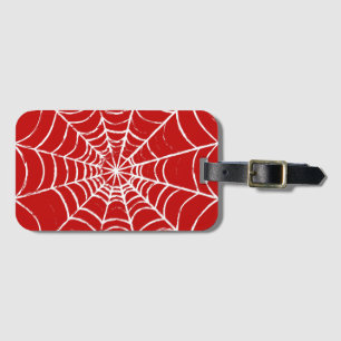 Red Web Bagagelabel