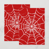 Red Web Bedankkaart (Voorkant / Achterkant)