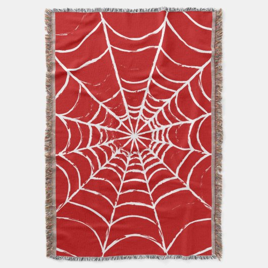 Red Web Deken (Voorkant Verticaal)