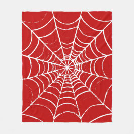Red Web Fleece Deken