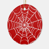 Red Web Keramisch Ornament (Links)
