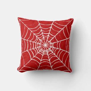 Red Web Kussen