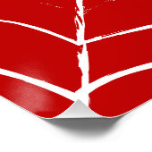 Red Web Perfect Poster (Hoek)